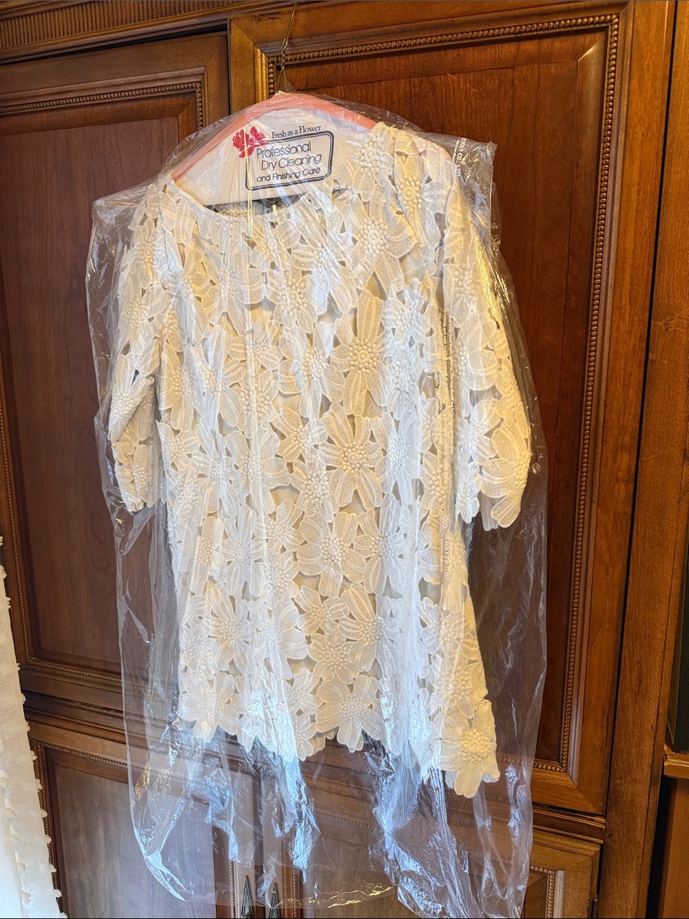 Felicity & Coco White Floral Lace Mini Dress